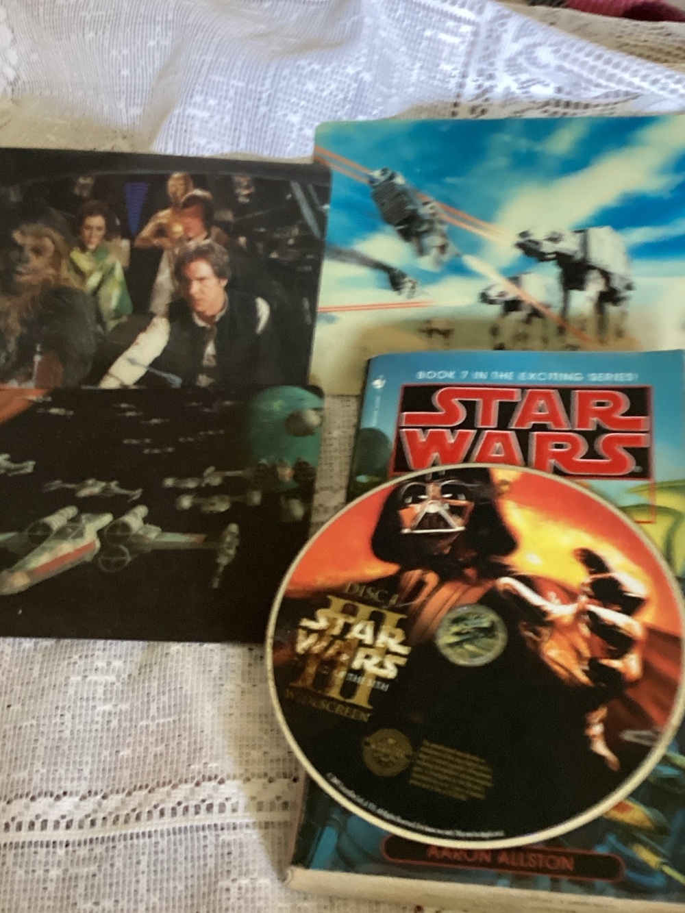 Star Wars DVD Disc & Colorful Book Cover Set - Black, Red, Blue